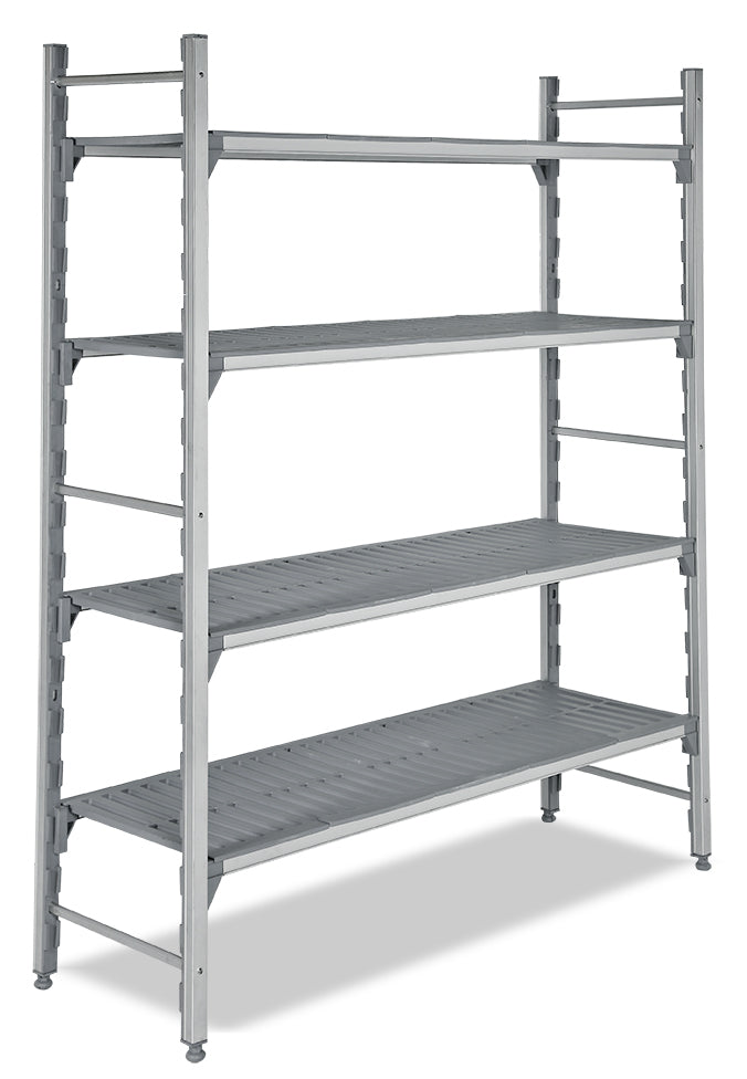 Polipropilen Raflar, Pürüzsüz, Genişlik 600 mm - 5875x600x1800 mm