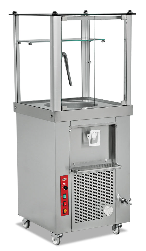 Ayran-Sprudler aus Edelstahl – 40 l