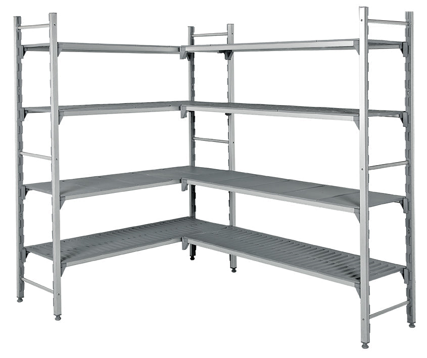 Polypropylen-Regalböden / Perforiert Breite 400 mm - 5275x400x1800 mm