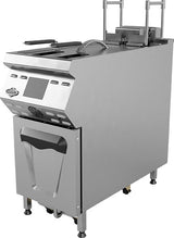 Schnellkochfritteuse mit Lift und Ölfilter – 400 V / 25 l