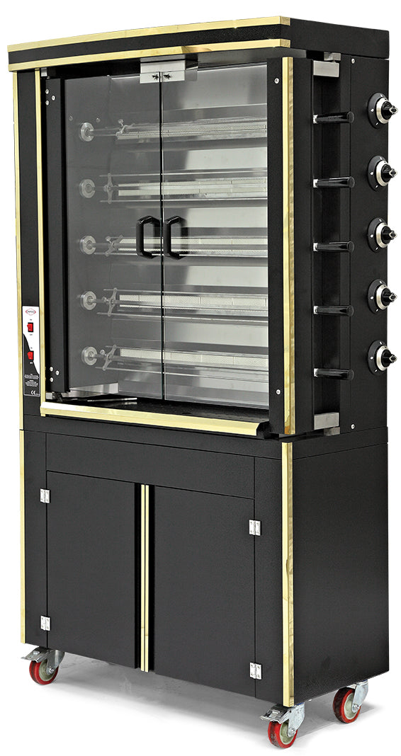 Plus Gold Gas-Hähnchenspieß – 32,33 kW / 30 Stück