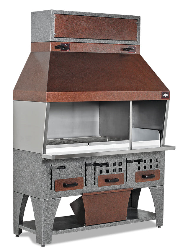 Professionelles Wandgrill-Elektrostatisch gefärbt