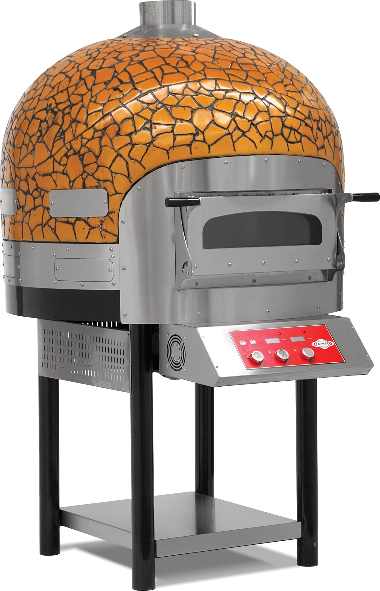 Elektrischer Pizzaofen mit Drehboden – Ø 300 mm, 6 Pizzen, 75 Pizzen/Stunde