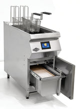 Schnellkochfritteuse mit Lift und Ölfilter – 400 V / 25 l